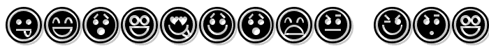 Emoticons Outline font